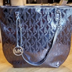 Michael Kors  Shiny Tote - Gunmetal/Bronze